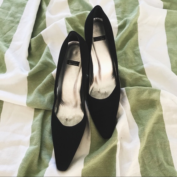 STUART WEITZMAN Fabric Heels - Picture 1 of 7